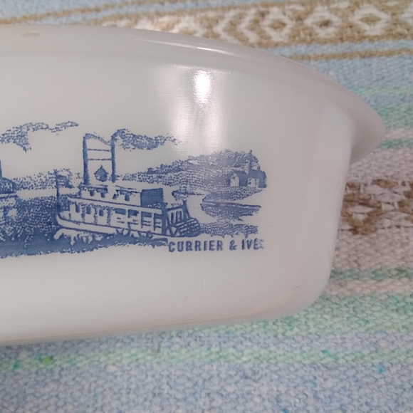 VINTAGE 1 QUART BAKE DISH GLASS BAKE - Picture 11 of 13